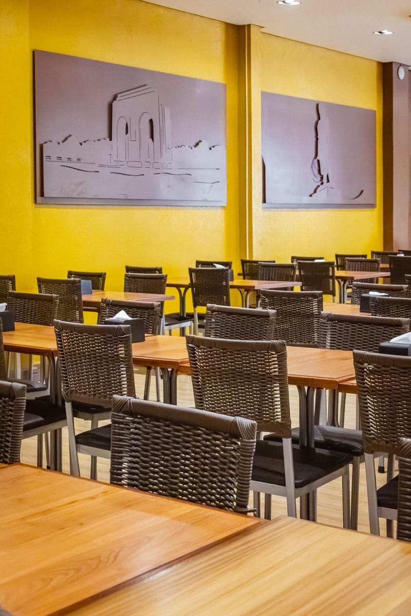Salão do restaurante Banchetti