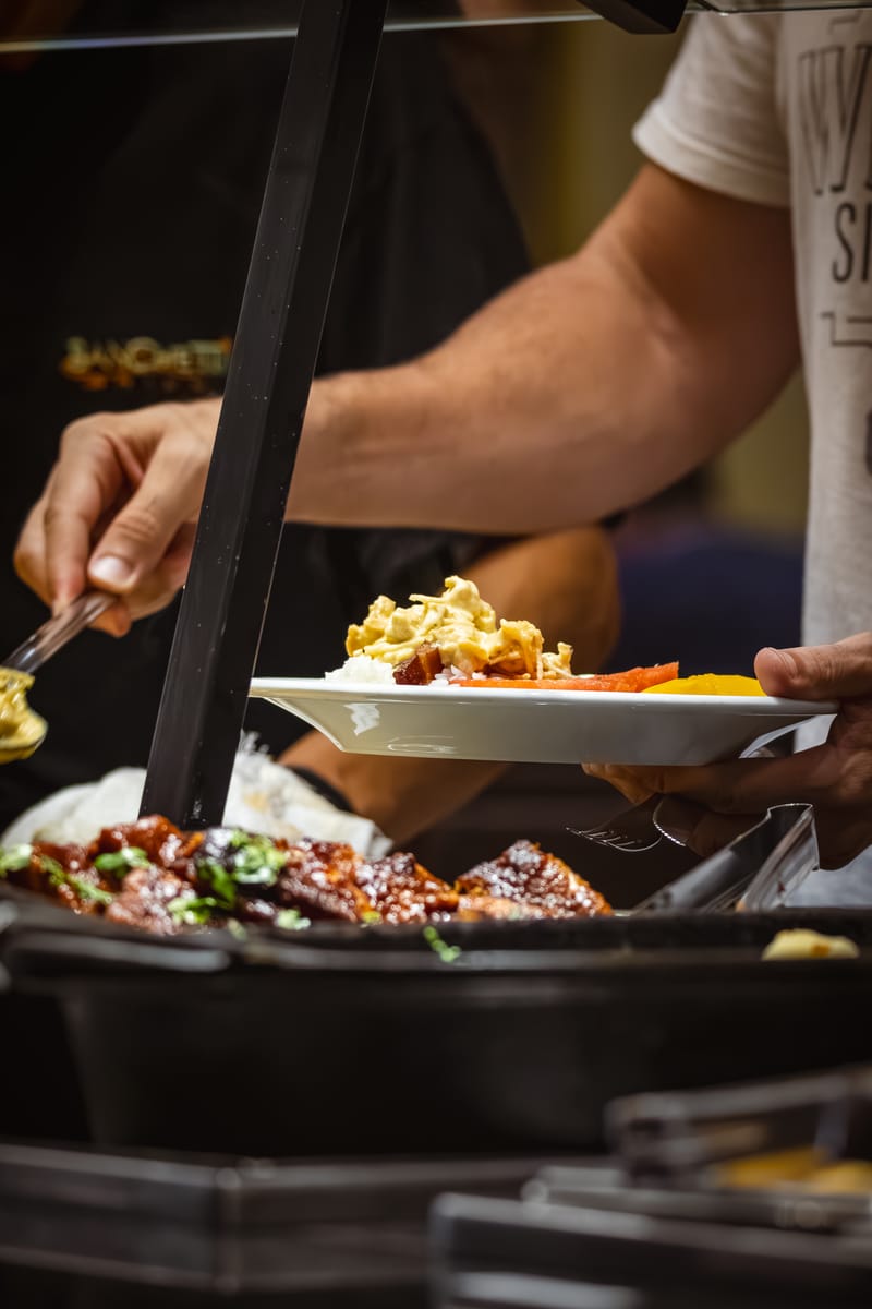 Self-service no buffet